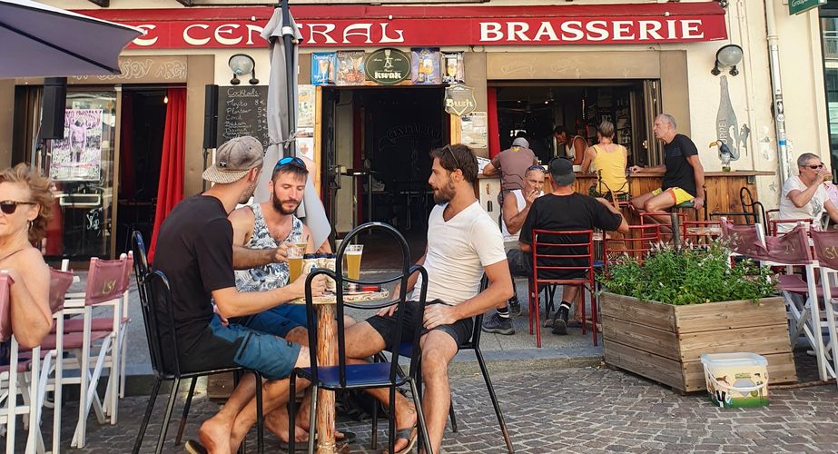 Guillestre stadje in de buurt Guillestre stadje in de buurt